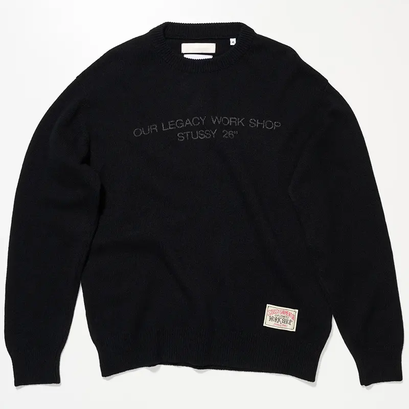 Our Legacy x Stussy Knitted Roundneck Sweater