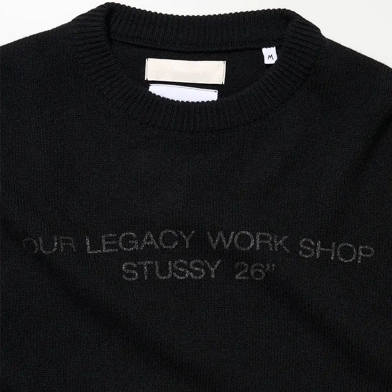 Our Legacy x Stussy Knitted Roundneck Sweater - Image 4