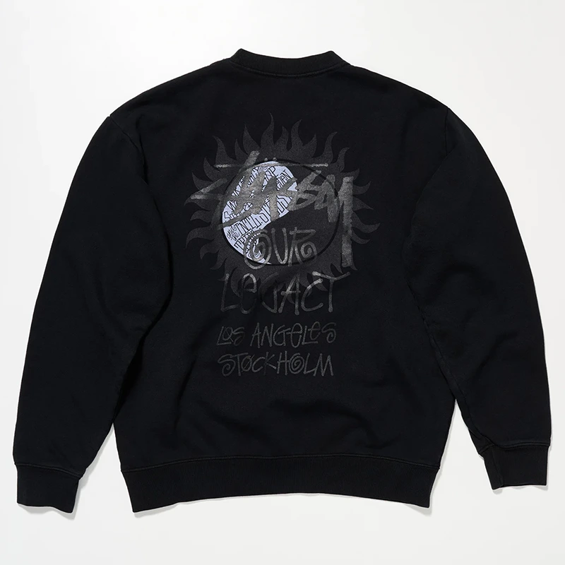 Our Legacy x Stussy OL Sun Pig. Dyed Crew Overdyed Sweater