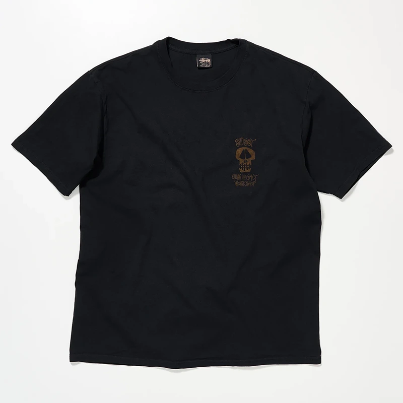 Our Legacy x Stussy OL Surf Skull Pig. Dyed Tee