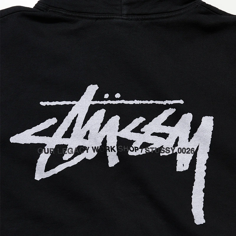 Our Legacy x Stussy OL Yin Yang Pig. Dyed Hoodie - Image 4