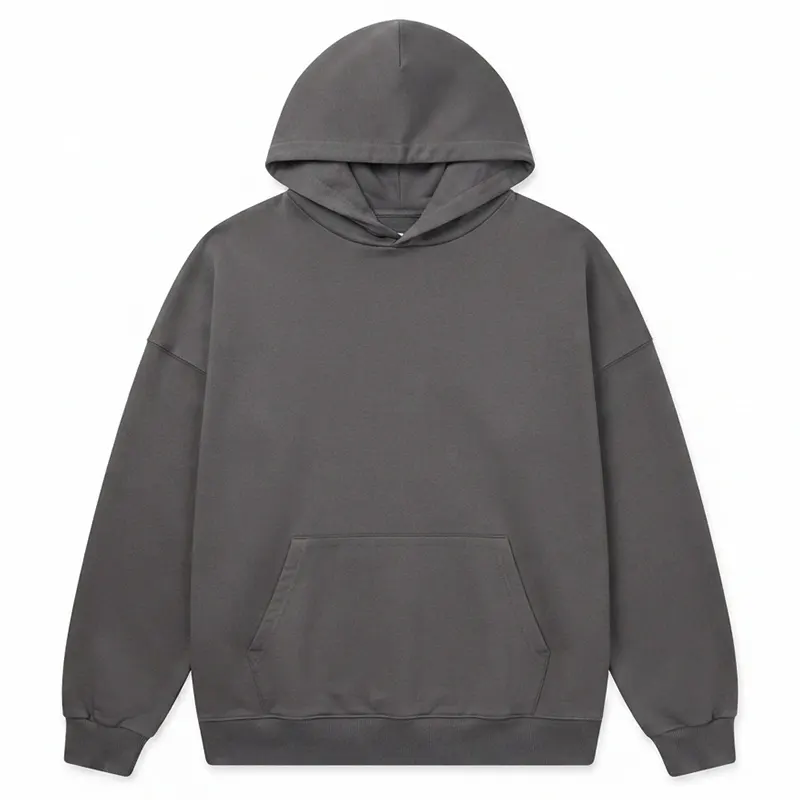 Oversized Back Text Print Hoodie