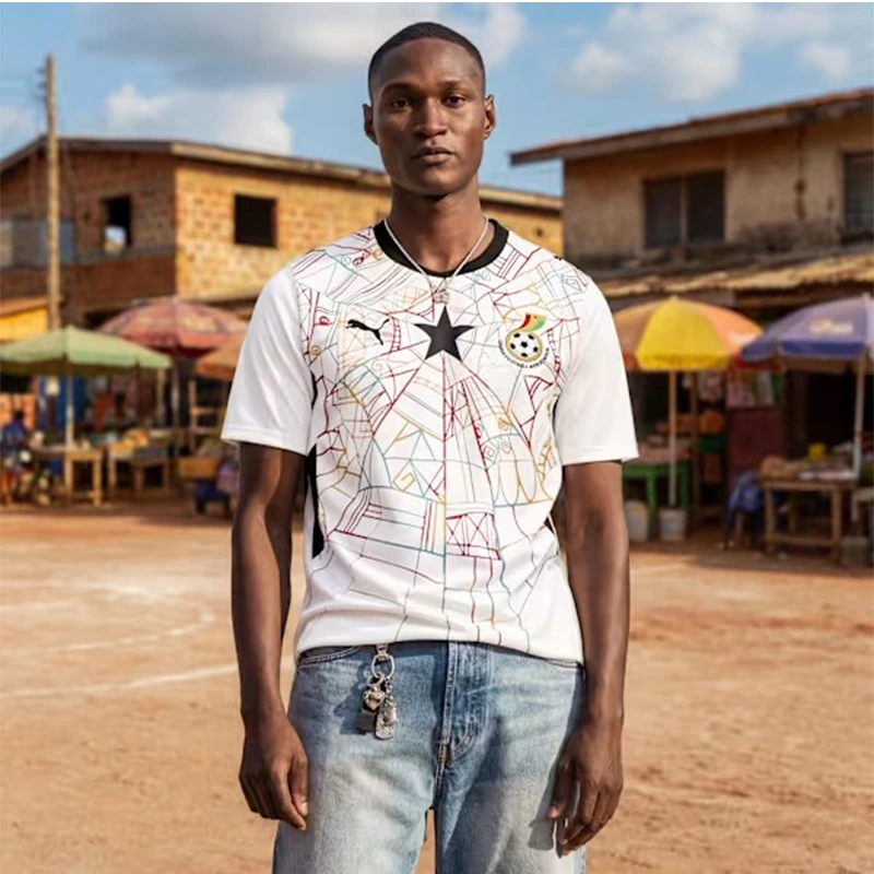 PUMA FIFA World Cup 2026 Mens Ghana Home Soccer Jersey - Image 3