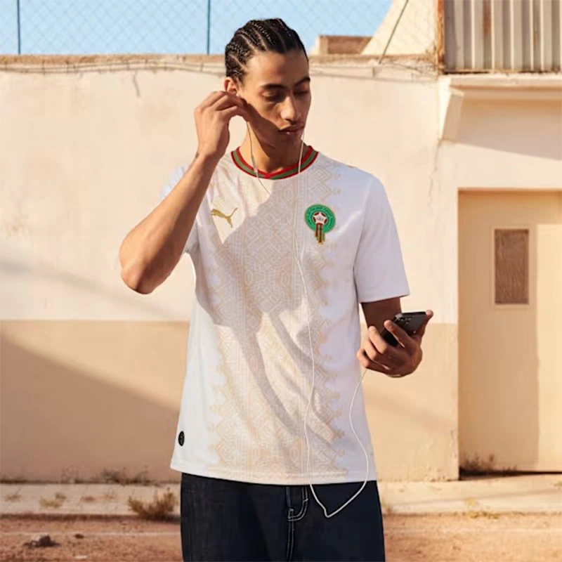 PUMA 2026 Mens Morocco Away Soccer Jersey - Image 3