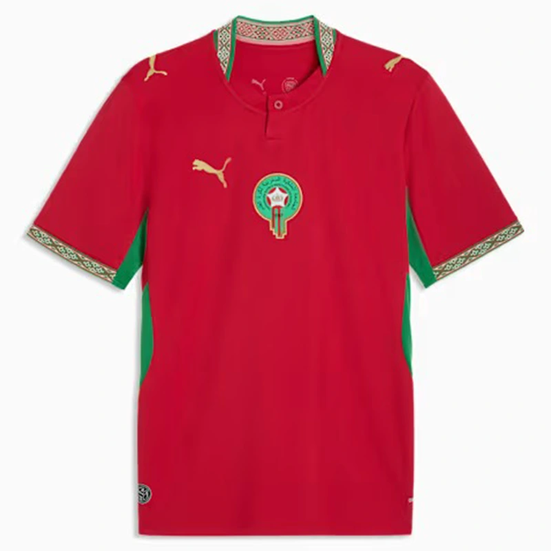 PUMA 2026 Mens Morocco Home Soccer Jersey