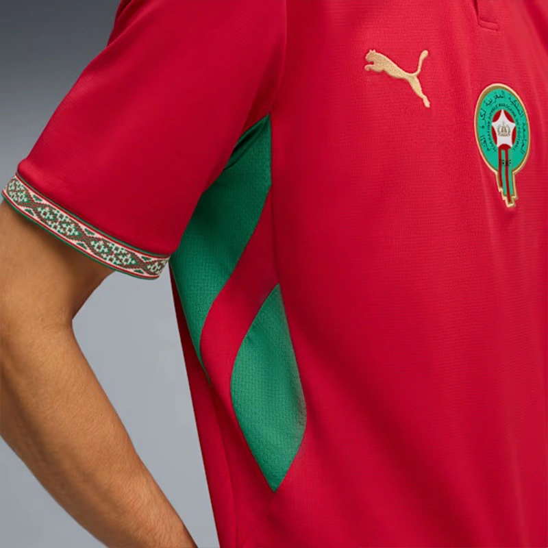 PUMA 2026 Mens Morocco Home Soccer Jersey - Image 7