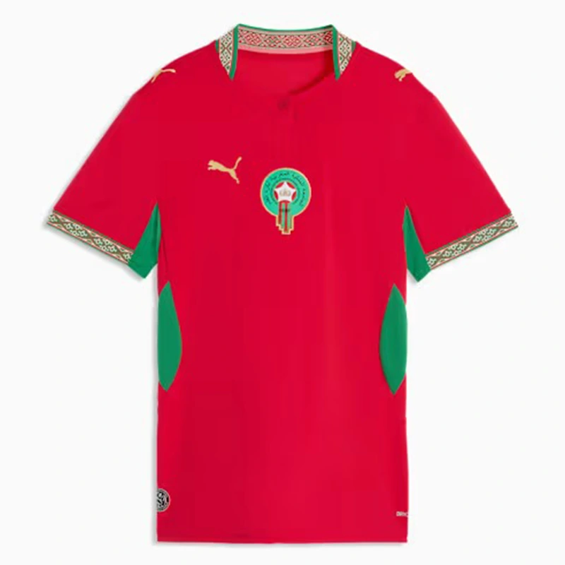 PUMA 2026 Womens Morocco Home Soccer Jersey