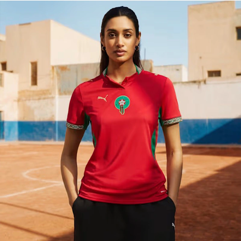 PUMA 2026 Womens Morocco Home Soccer Jersey - Image 4