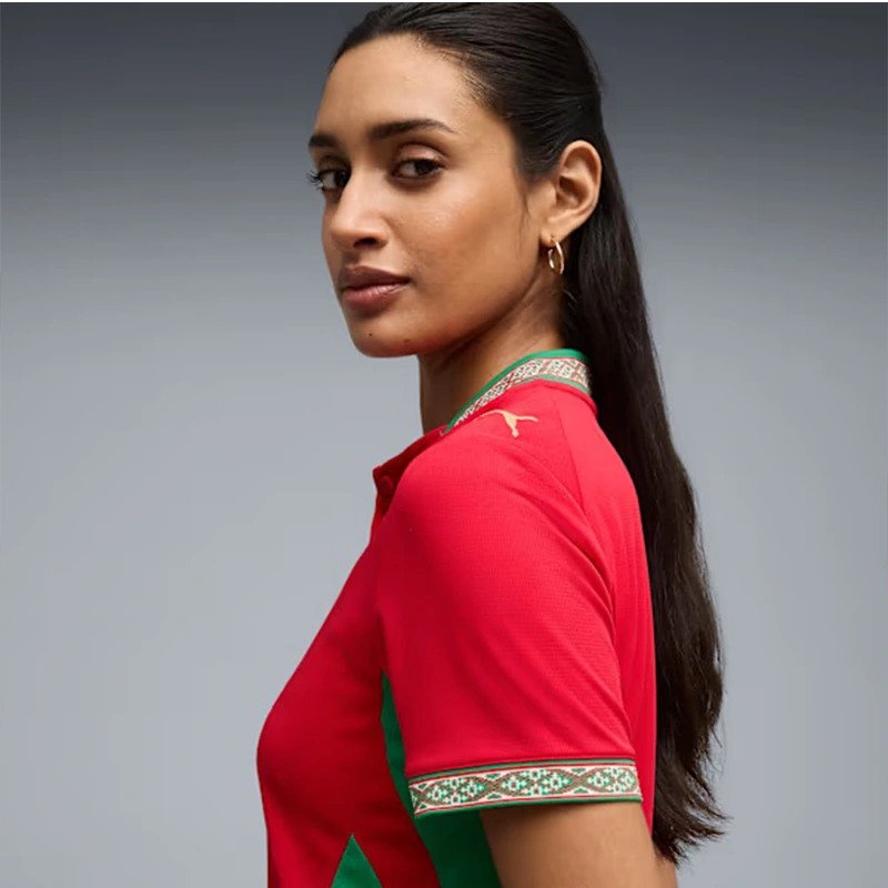 PUMA 2026 Womens Morocco Home Soccer Jersey - Image 3