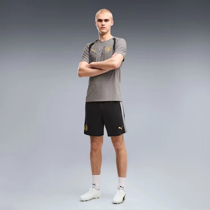 PUMA Manchester City Slim Soccer Cast Iron Training Jersey - Image 5