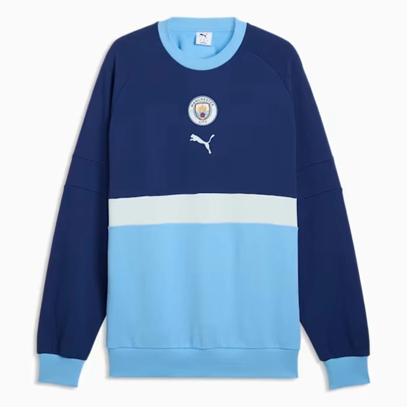 PUMA Manchester City ftblCulture Relaxed Crew Sweatshirt