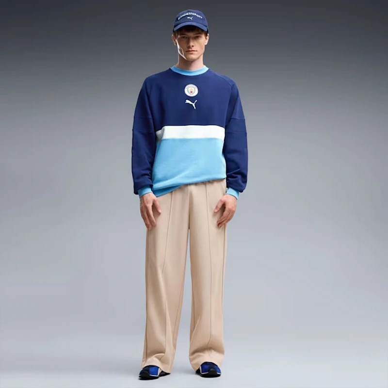 PUMA Manchester City ftblCulture Relaxed Crew Sweatshirt - Image 5