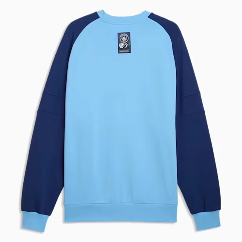PUMA Manchester City ftblCulture Relaxed Crew Sweatshirt - Image 2