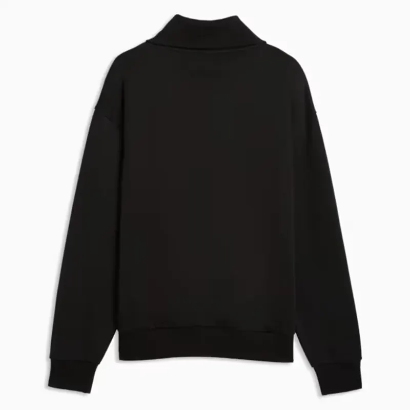 PUMA Scuderia Ferrari Half-Zip Fleece Black Crew Sweatshirt - Image 2