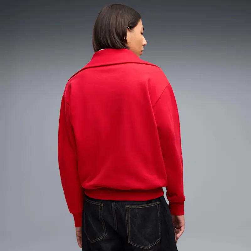 PUMA Scuderia Ferrari Half-Zip Fleece Crew Sweatshirt - Image 6