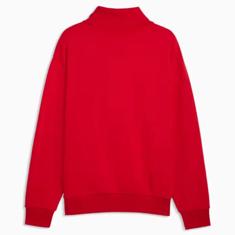 PUMA Scuderia Ferrari Half-Zip Fleece Crew Sweatshirt - Image 2