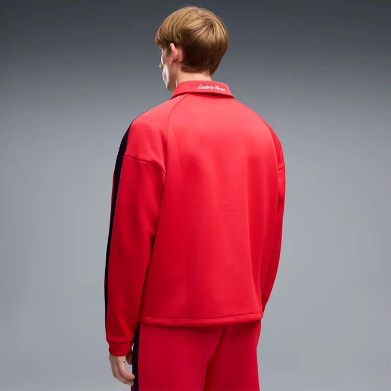 PUMA Scuderia Ferrari Rosso Corsa T7 Track Jacket - Image 4