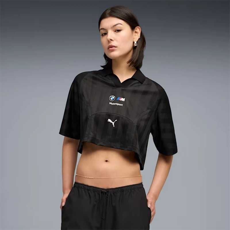 PUMA x BMW M Motorsport Cropped Polo - Image 3