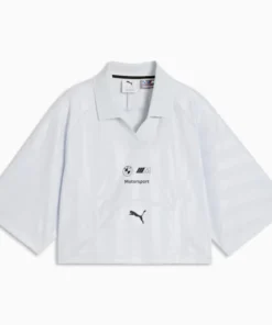 PUMA x BMW M Motorsport Cropped Silver Mist Polo