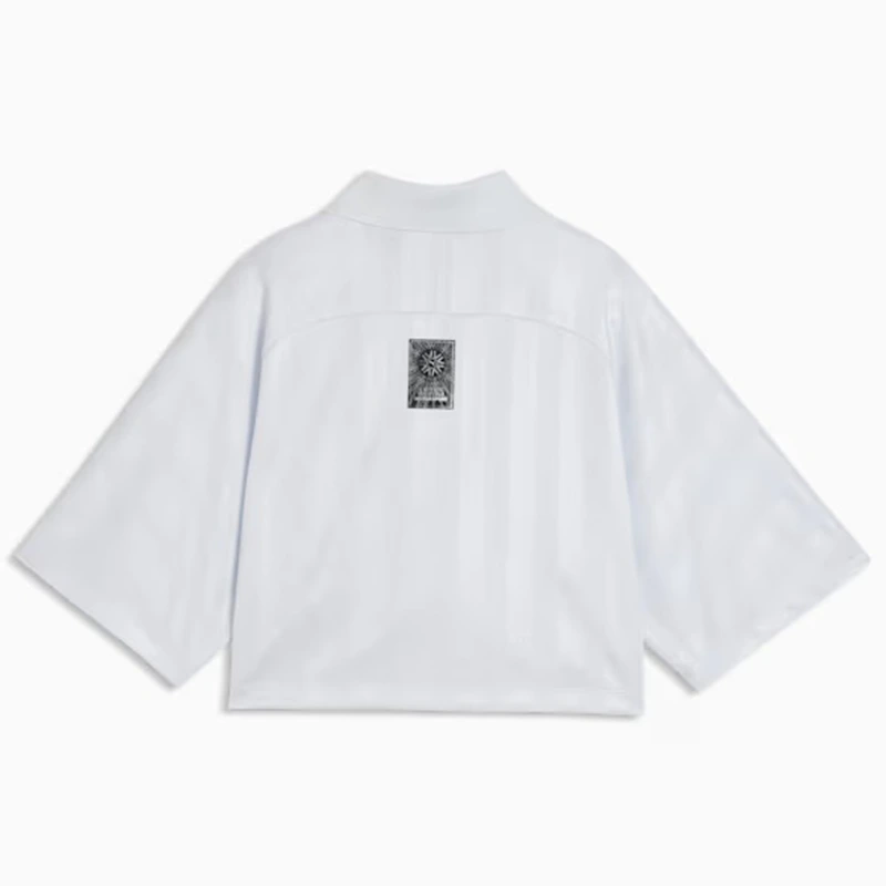PUMA x BMW M Motorsport Cropped Silver Mist Polo - Image 2