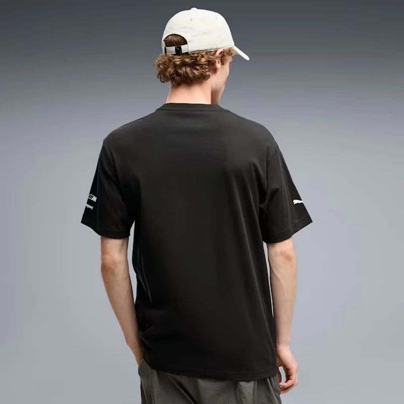 PUMA x BMW M Motorsport Graphic Black Tee - Image 4