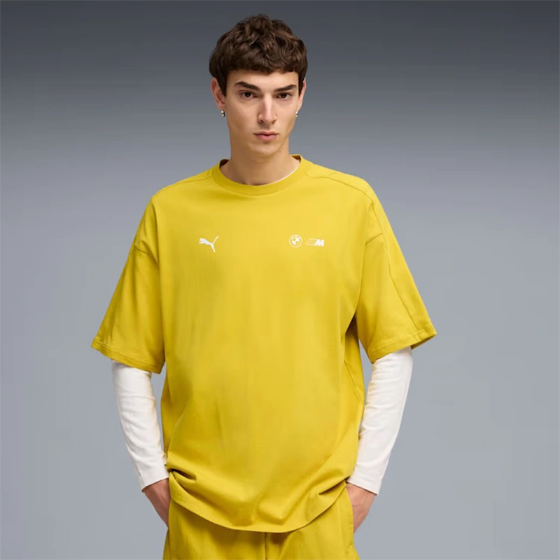PUMA x BMW M Motorsport M3 T7 Dazzling Yellow Tee - Image 3