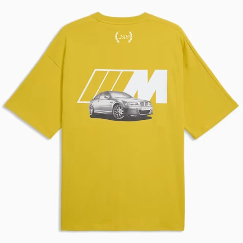 PUMA x BMW M Motorsport M3 T7 Dazzling Yellow Tee - Image 2