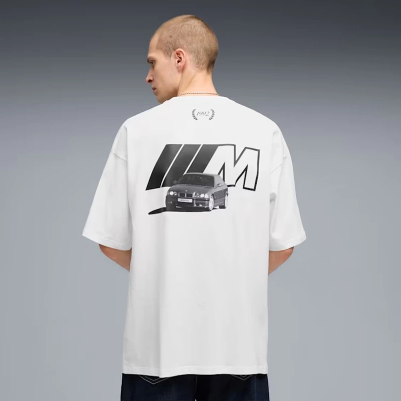 PUMA x BMW M Motorsport M3 T7 White Tee - Image 4