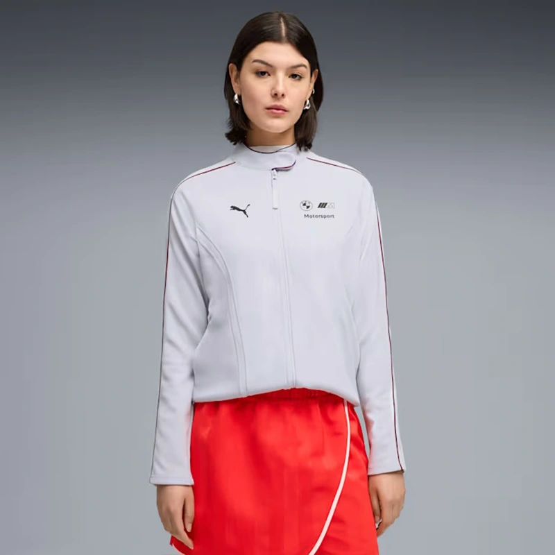 PUMA x BMW M Motorsport Oversized Silver Mist Jacket - Image 3