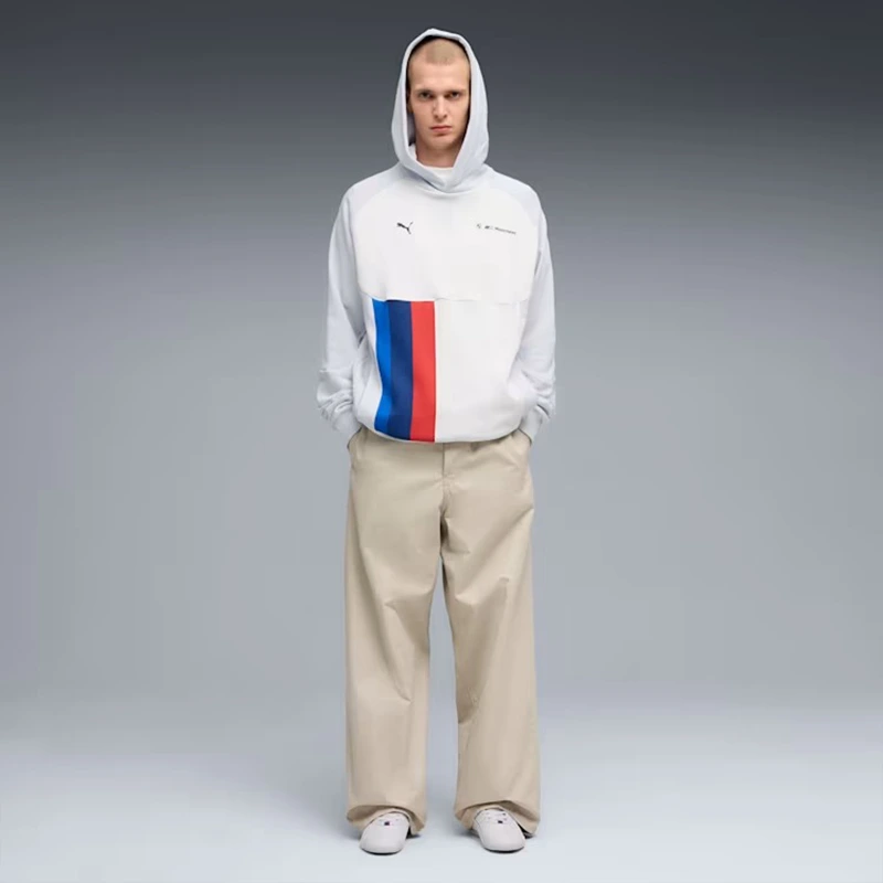 PUMA x BMW M Motorsport PUMATECH-X Silver Mist Hoodie - Image 5