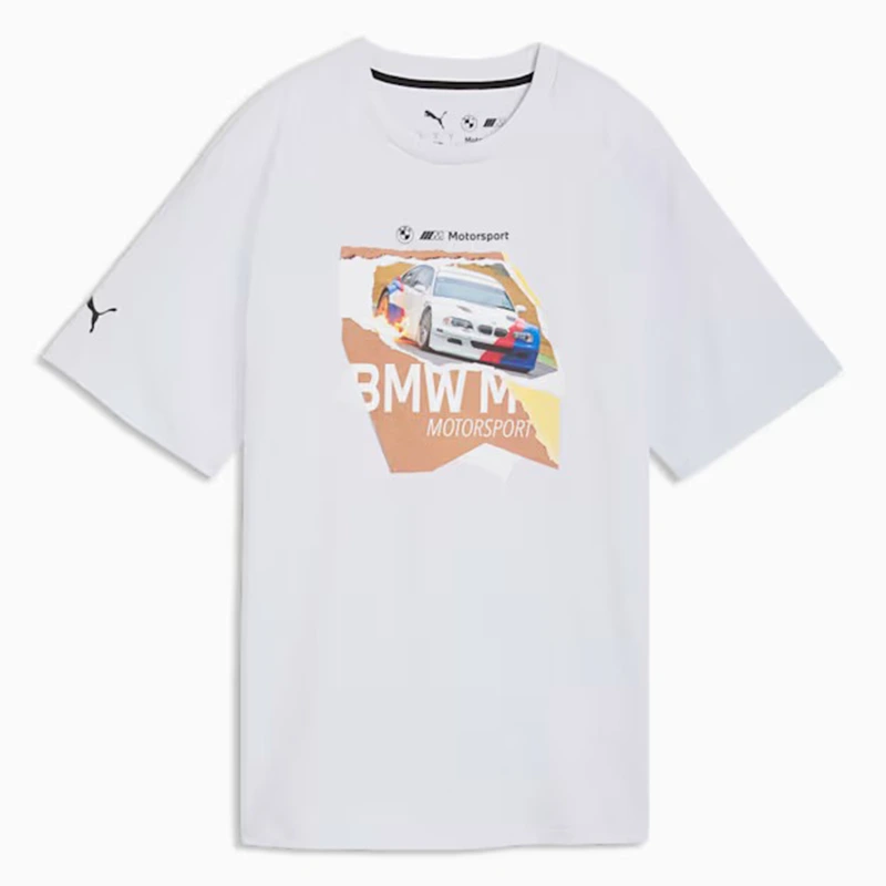 PUMA x BMW M Motorsport Sportswear Relaxed Silver Mist Tee