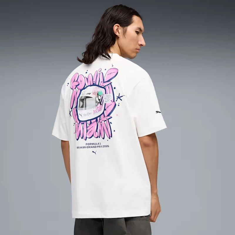 PUMA x F1 Miami Go Wild Graphic Tee - Image 2
