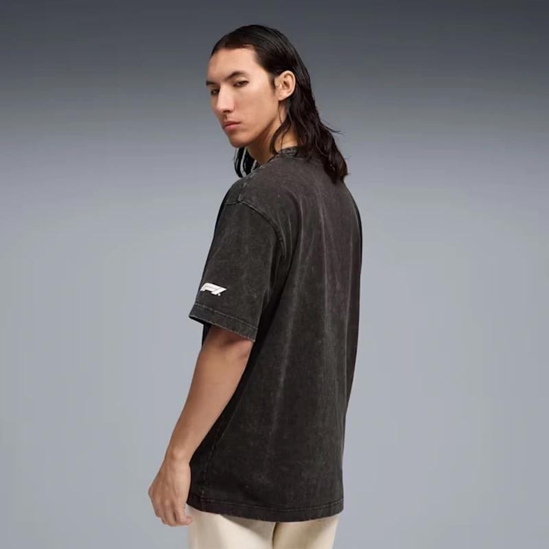PUMA x F1 Miami Graphic Black Tee - Image 4