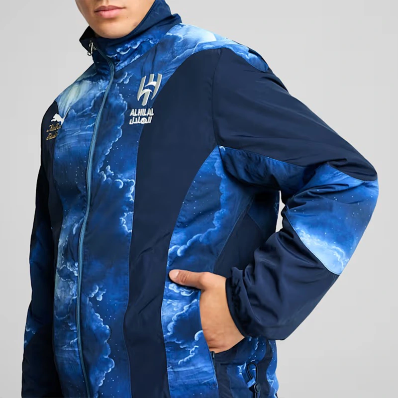 PUMA x KIDSUPER Al-Hilal Saudi FC Reversible Soccer Windbreaker - Image 7