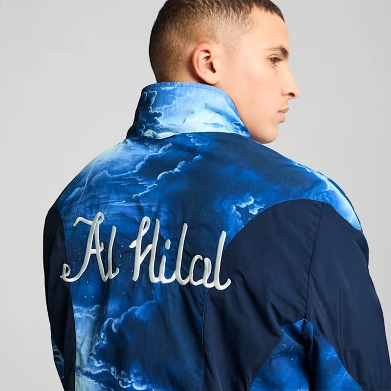 PUMA x KIDSUPER Al-Hilal Saudi FC Reversible Soccer Windbreaker - Image 4