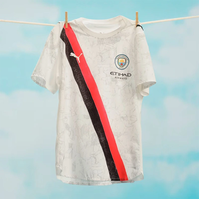 PUMA x KIDSUPER Manchester City Authentic Jersey - Image 3