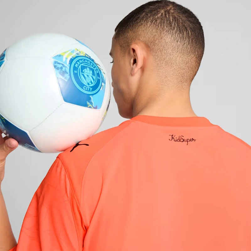 PUMA x KIDSUPER Manchester City Authentic Soccer Jersey - Image 7