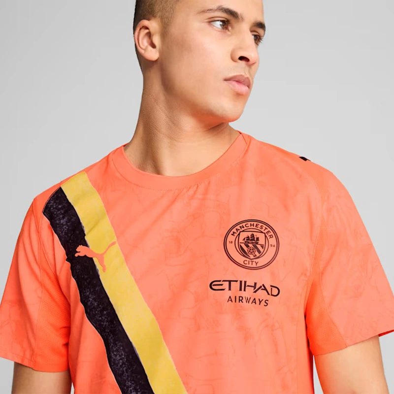 PUMA x KIDSUPER Manchester City Authentic Soccer Jersey - Image 4