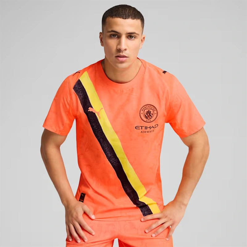 PUMA x KIDSUPER Manchester City Authentic Soccer Jersey - Image 3