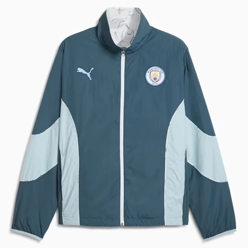 PUMA x KIDSUPER Manchester City Reversible Soccer Windbreaker