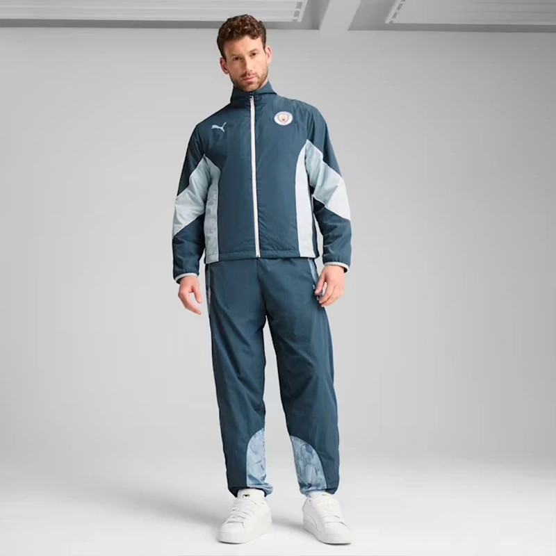 PUMA x KIDSUPER Manchester City Reversible Soccer Windbreaker - Image 5