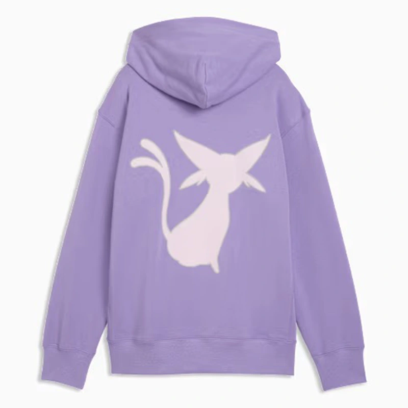 PUMA x Pokemon Espeon Big Kids Relaxed Graphic Hoodie - Image 2