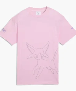 PUMA x Pokemon Espeon Big Kids Relaxed Graphic Tee