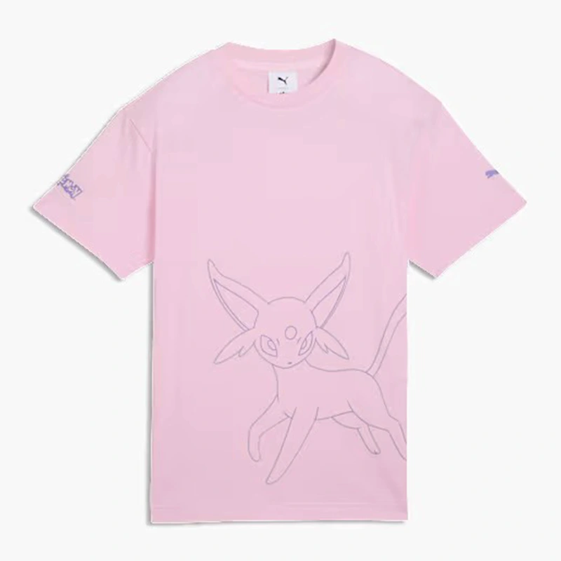 PUMA x Pokemon Espeon Big Kids Relaxed Graphic Tee