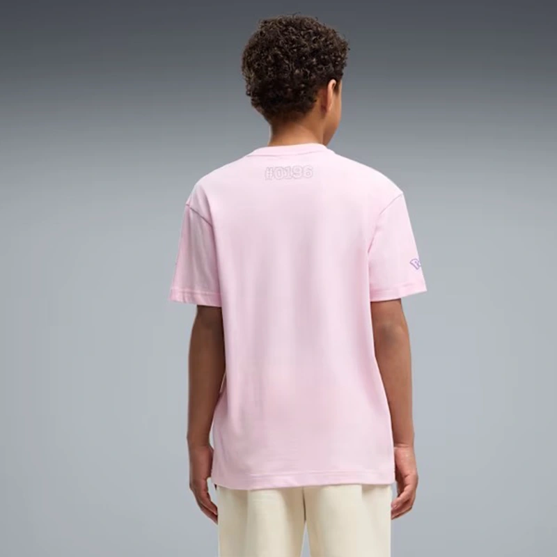 PUMA x Pokemon Espeon Big Kids Relaxed Graphic Tee - Image 4
