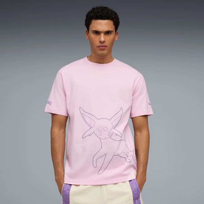 PUMA x Pokemon Espeon Mens Relaxed Graphic Tee - Image 3
