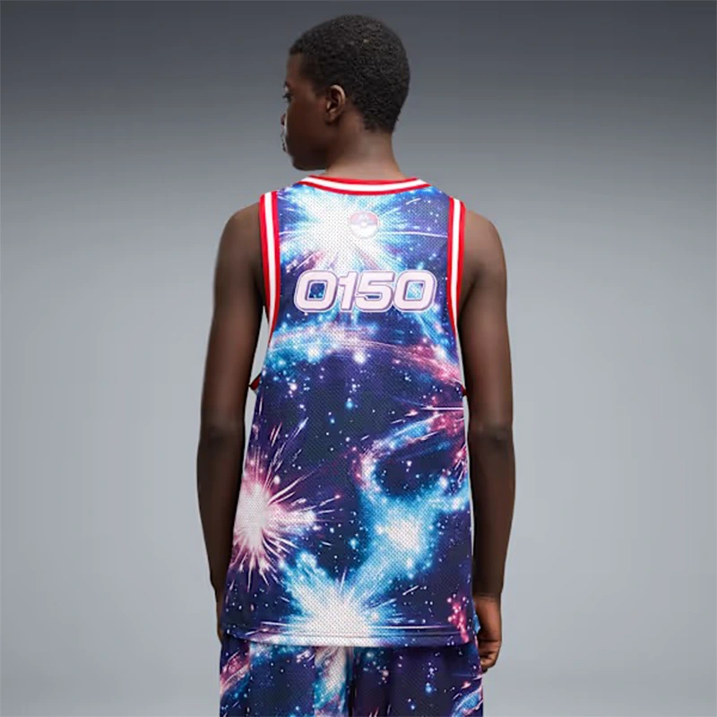 PUMA x Pokemon Mewtwo Mens Basketball Jersey - Image 4
