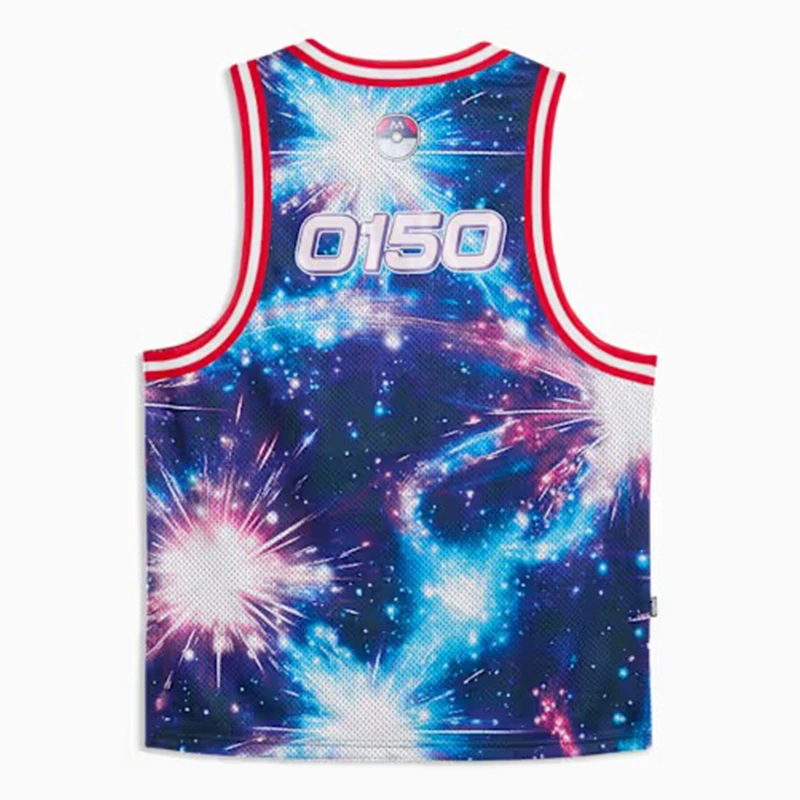 PUMA x Pokemon Mewtwo Mens Basketball Jersey - Image 2