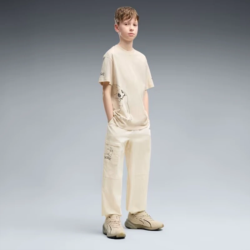 PUMA x Pokemon Mimikyu Big Kids Relaxed Graphic Tee - Image 5