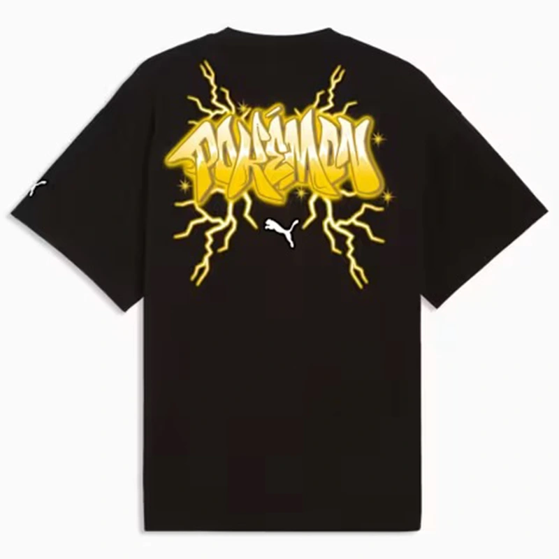 PUMA x Pokemon Pikachu Mens Oversized Tee - Image 2